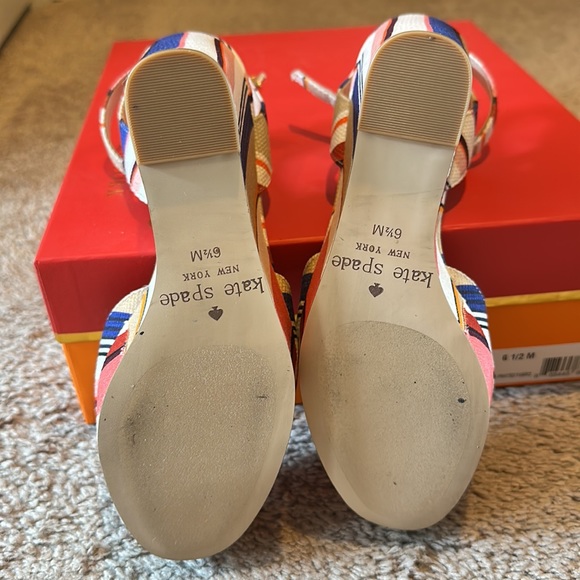 Kate spade multi color sandal - Picture 5 of 6
